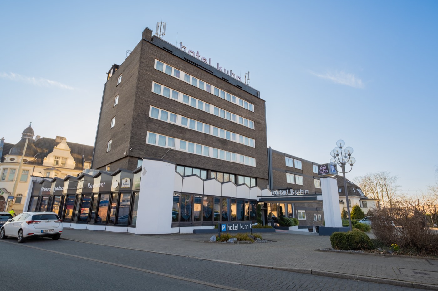 Außenansicht des Hotel Kuhn in Mülheim an der Ruhr